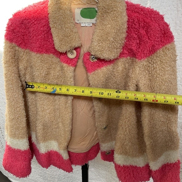 Anthropology colorblock Sherpa jacket - Picture 9 of 11
